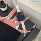 [Brilliant Bracelet] Lace-style Zirconia Apple Watch Band