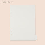 "Adult Note" Loose Leaf Notebook Refill A5 Monthly &amp; Weekly Basic