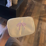 「リボンエンブロイダリー」ポータブルメイクポーチ