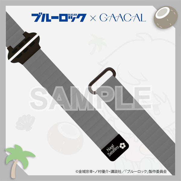 [Pre-order] Limited quantity Blue Rock x GAACAL engraved magnetic Apple Watch band Fruit version Nagi Seishiro