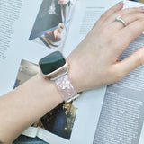 "Shell Shimmer x Clear Texture" Transparent Elegance for Summer, Waterproof and Lightweight Apple Watch Band