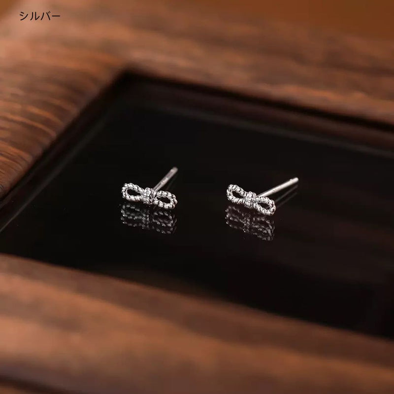 "Twisted Ribbon" Silver Earrings