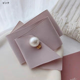 Pearl-Embellished Ribbon Hair Clip: A Touch of Elegant Charm