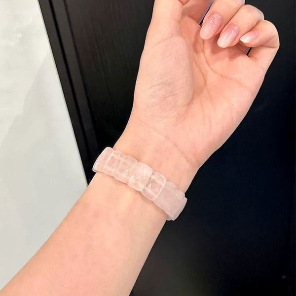 「天然ピンクストーン」ウォッチバンド