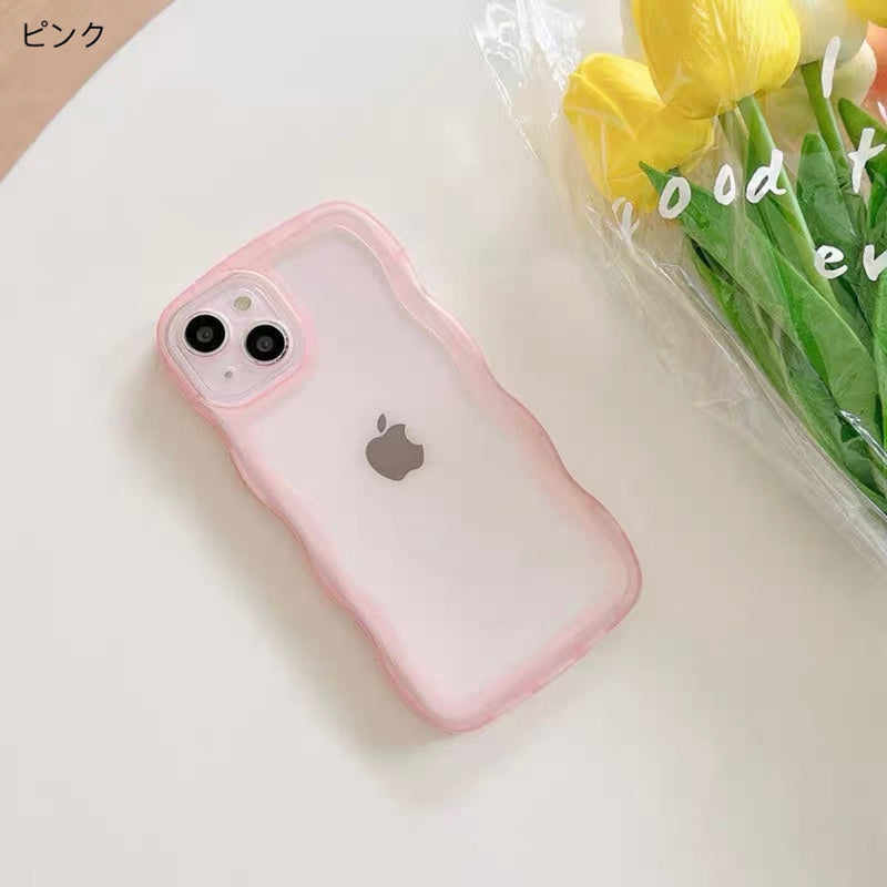 "Transparent Wave" TPU smartphone case