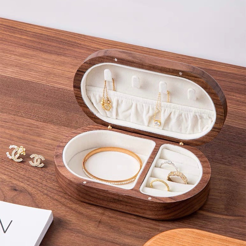 "Touchable" Wooden Accessory Case