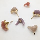[Depth like natural stone] Marble resin pony hook / 2 types to choose from (metal line, simple)