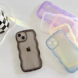 "Transparent Wave" TPU smartphone case