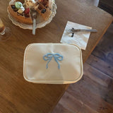 「リボンエンブロイダリー」ポータブルメイクポーチ