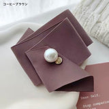 Pearl-Embellished Ribbon Hair Clip: A Touch of Elegant Charm
