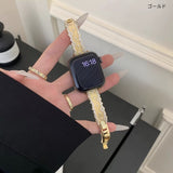 [Brilliant Bracelet] Lace-style Zirconia Apple Watch Band