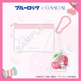 [Pre-order] Limited quantity Blue Rock x GAACAL mini clear pouch with charm Fruit ver. Chigiri Hyouma