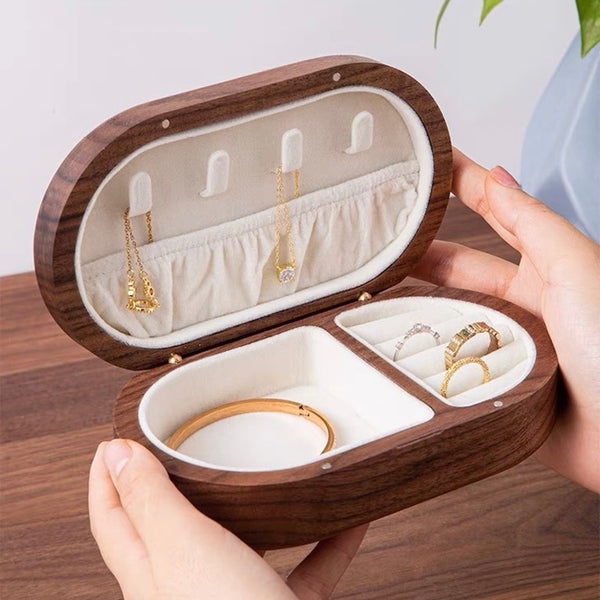 "Touchable" Wooden Accessory Case