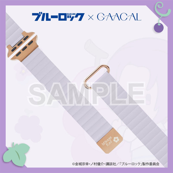 [Pre-order] Limited quantity Blue Rock x GAACAL engraved magnetic Apple Watch band Fruit ver. Mikage Reo