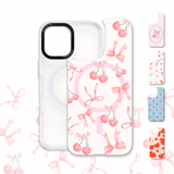 「チェリーリボン」着せ替えデザインプレート【PaleCase(パレケース)専用】