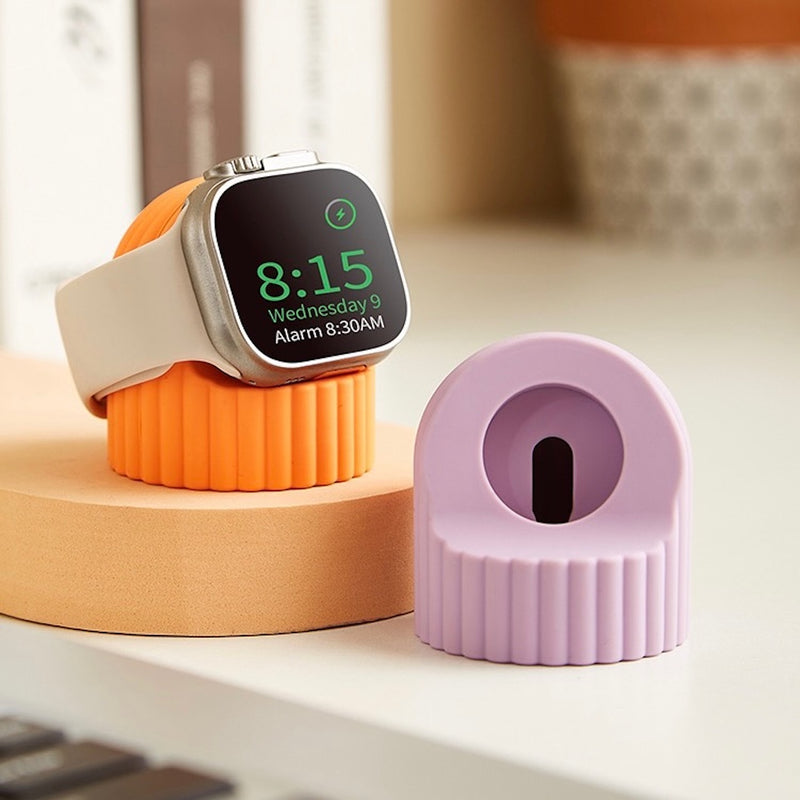"Silicon Display" Apple Watch charging stand
