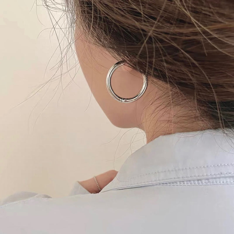 "Multi-purpose" simple hoop earrings