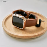 "Beyond the ordinary" PU leather simple Apple Watch band