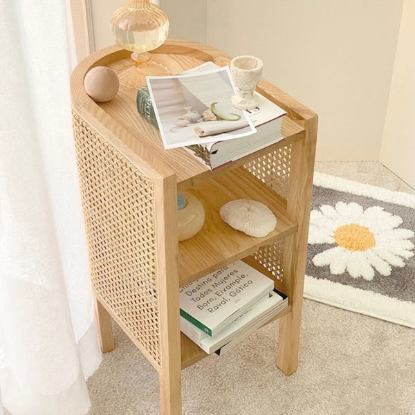 "Fits Next to You" Wooden Side Table