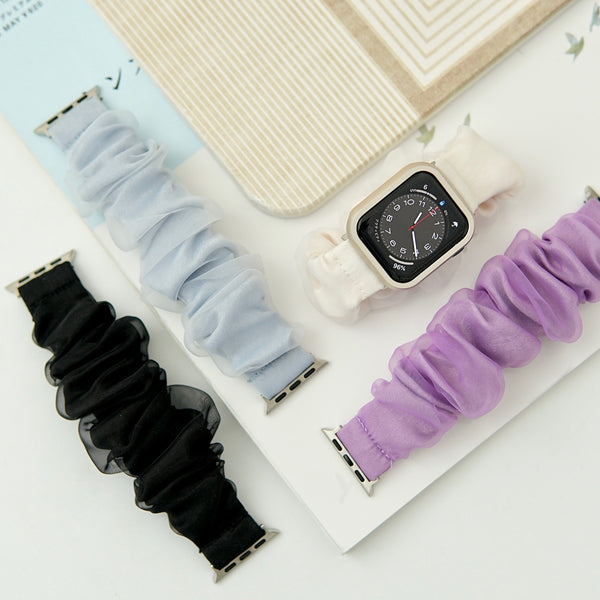 "Digital Scrunchie" Scrunchie-style Apple Watch Band 