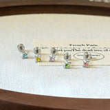 "Candy Sparkle" Little Star Mini Earrings / Screw-Back for Cartilage and Ear Bone - Delicately Designed