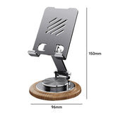 "Wood &amp; Metal" 720° Rotating Desk Stand