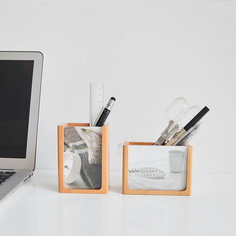 "The finishing touch" photo frame and pen stand