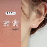 "Even when your piercings are taking a break, don't forget to be cute." Discreet protection. A 5-piece set of carefully designed transparent resin earrings.