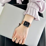 "Beyond the ordinary" PU leather simple Apple Watch band