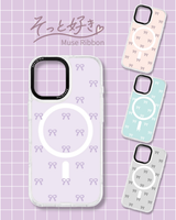 「そっと好きMuse Ribbon」着せ替えデザインプレート【PaleCase(パレケース)専用】MagSafe対応