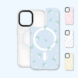 「そっと好きMellow Flower」着せ替えデザインプレート【PaleCase(パレケース)専用】MagSafe対応