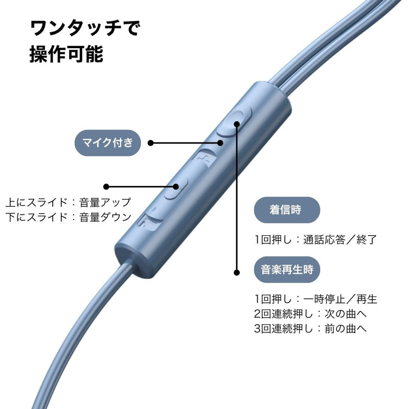 "Enjoy the sound. Enjoy the colors." In-ear Type-C earphones