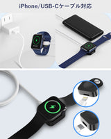 "Charge Charm" Apple Watch charger with carabiner