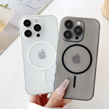 [MagSafe Compatible] Matte iPhone Case Dusty Colors Smooth Texture | Thin Ice Transparency, Shockproof, Fingerprint Resistant (8 Colors)