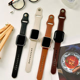 "Beyond the ordinary" PU leather simple Apple Watch band