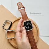 "Beyond the ordinary" PU leather simple Apple Watch band