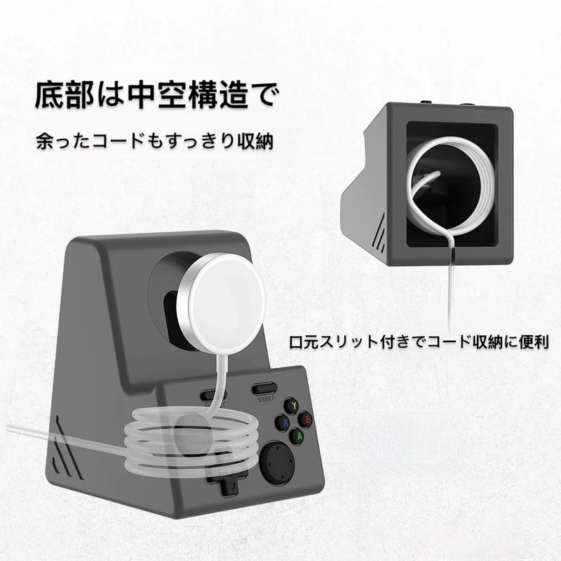 "Funny" game console-design Apple Watch stand