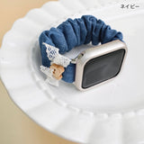 "Yurukawa Denim" Bear Ribbon Apple Watch Band