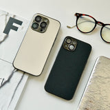 "Sophisticated Basic" Shockproof PU Leather Smartphone Case