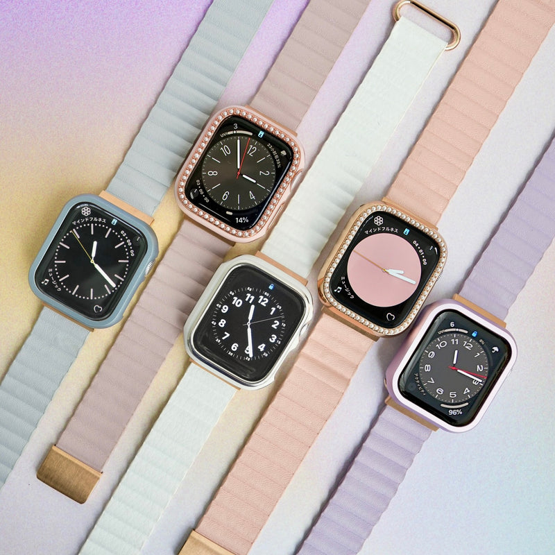 GAACAL Original New Color "Perfect Line" Magnetic PU Leather Apple Watch Band