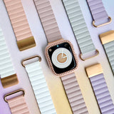 GAACAL Original New Color "Perfect Line" Magnetic PU Leather Apple Watch Band