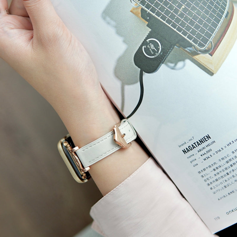 "Everyday Wear" PU Leather Apple Watch Band 