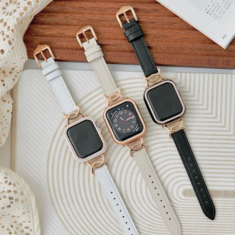 "Everyday Wear" PU Leather Apple Watch Band 