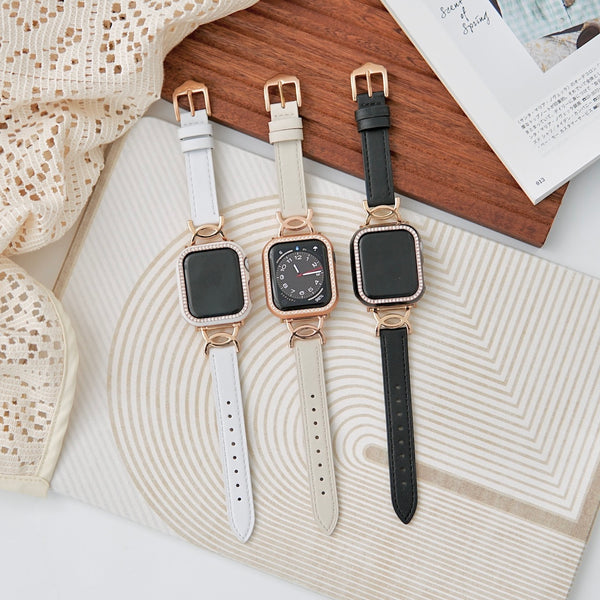 "Everyday Wear" PU Leather Apple Watch Band 