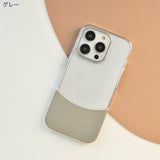 "Protection and Color" Clear Bicolor iPhone Protective Case