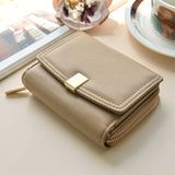 "Adult colors" Simple and stylish ladies' mini wallet