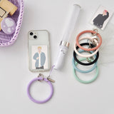 "Oshikatsu 3way" multi-function ring with clear card holder to prevent falling