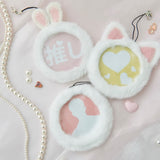 "Mokocos Badge" Fluffy Frame Badge Protective Case