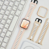 "Beyond the Line" Lined Silicone Apple Watch Band 