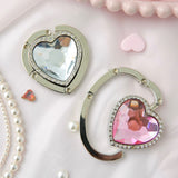 "One Hook" Heart-shaped Jewel-like Bag Hanger